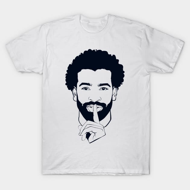 Mo Salah Liverpool T-Shirt by Lotemalole